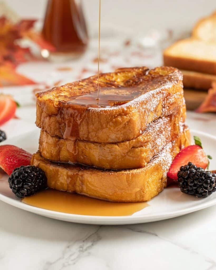 Pumpkin French Toast in the Air Fryer Recipe