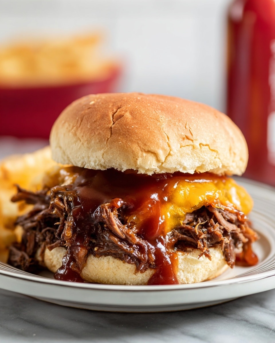 Slow Cooker Beef and Cheddar Sandwiches Recipe