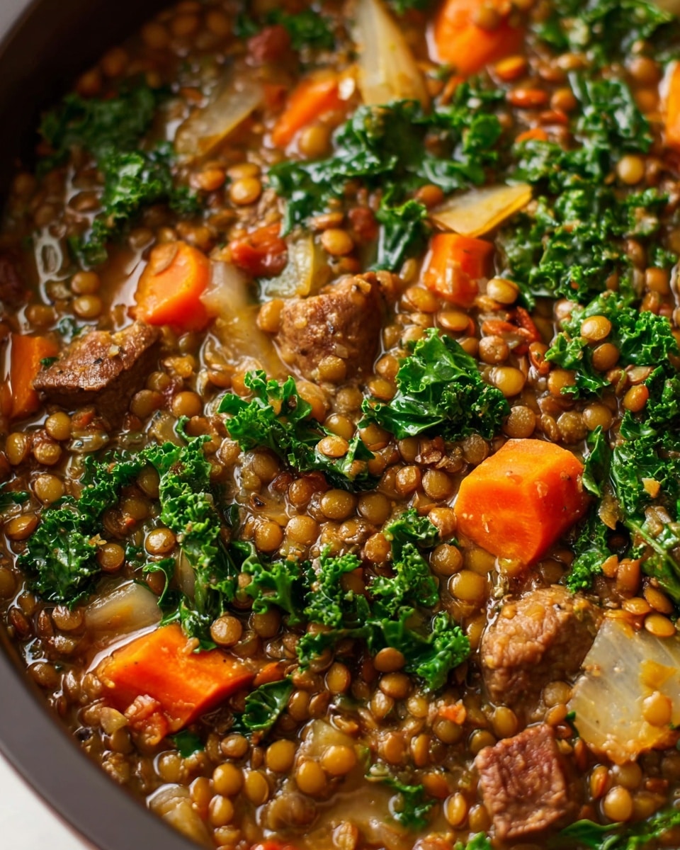 Slow Cooker Beef and Lentil Soup Recipe