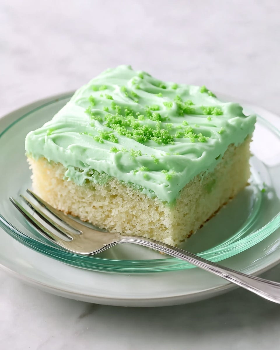 Easy Pistachio Sheet Cake Recipe