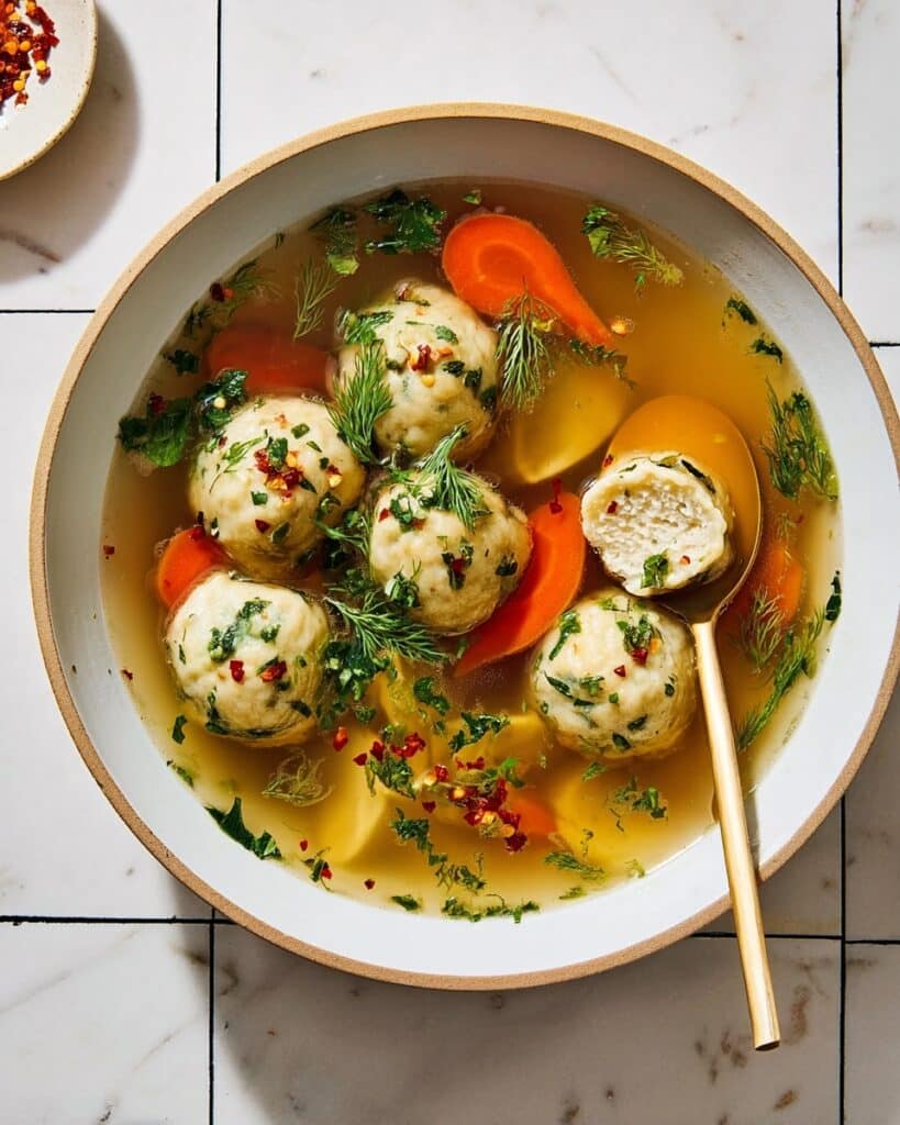 Vegetarian Matzo Ball Soup Recipe