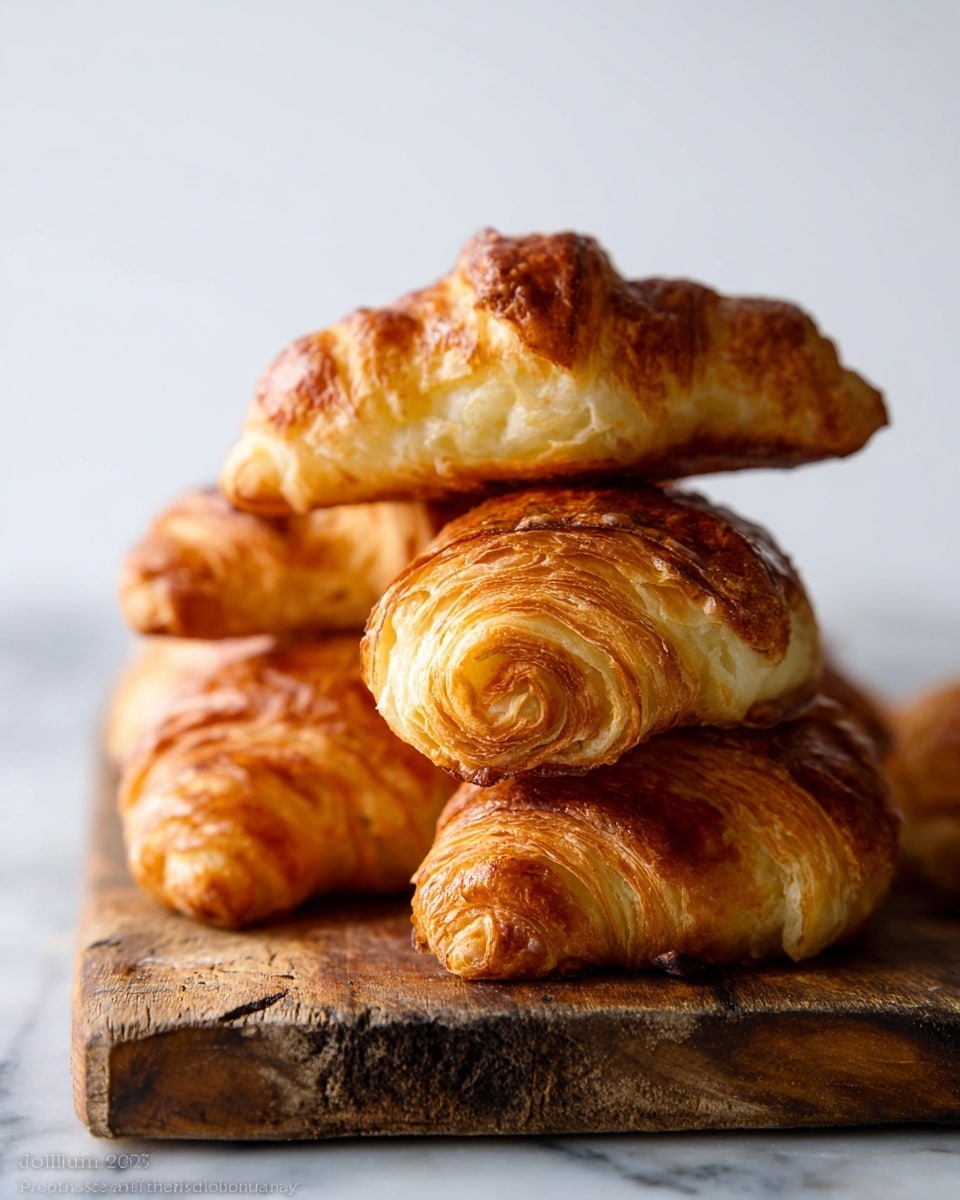 A golden-brown croissant rests on a green cloth, with one part broken off to show the inside. The croissant has about six curved layers on the outside, each with a shiny, crispy texture. The inside shows soft, fluffy layers of light cream color with a slightly rough texture. The green cloth beneath is soft and slightly wrinkled, placed on a white marbled surface. photo taken with an iphone --ar 4:5 --v 7