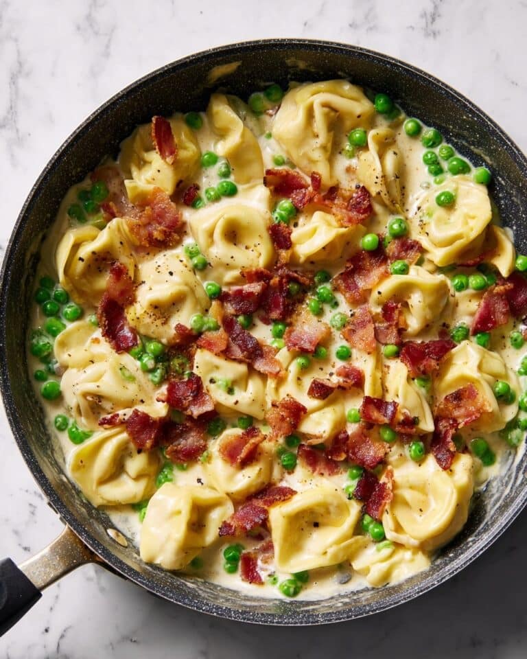 One-Pot Tortellini with Prosciutto and Peas Recipe