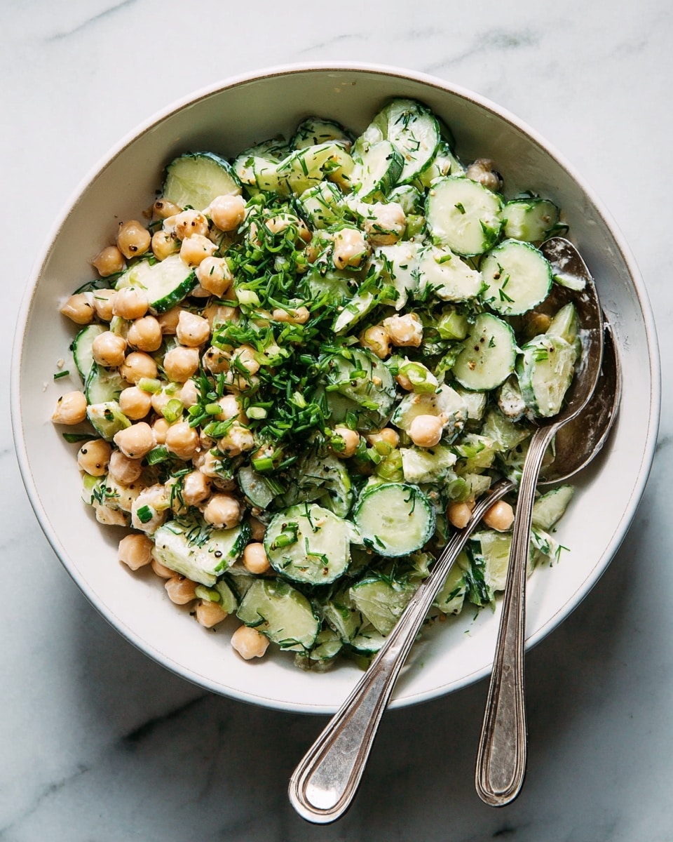 Tzatziki Chickpea Salad Recipe