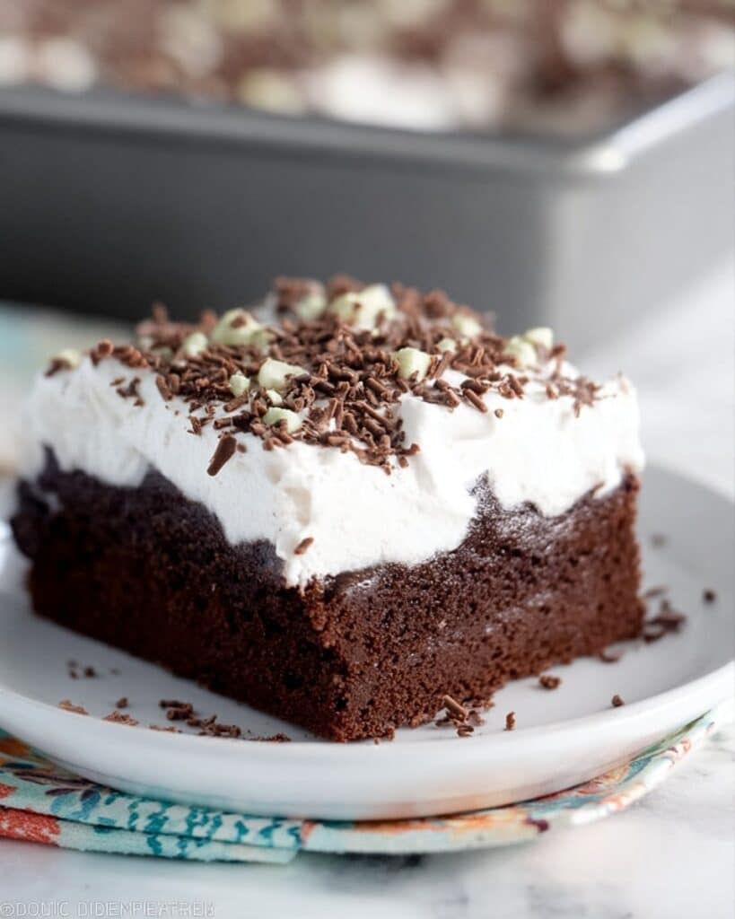 Irish Cream Chocolate Poke Cake Recipe