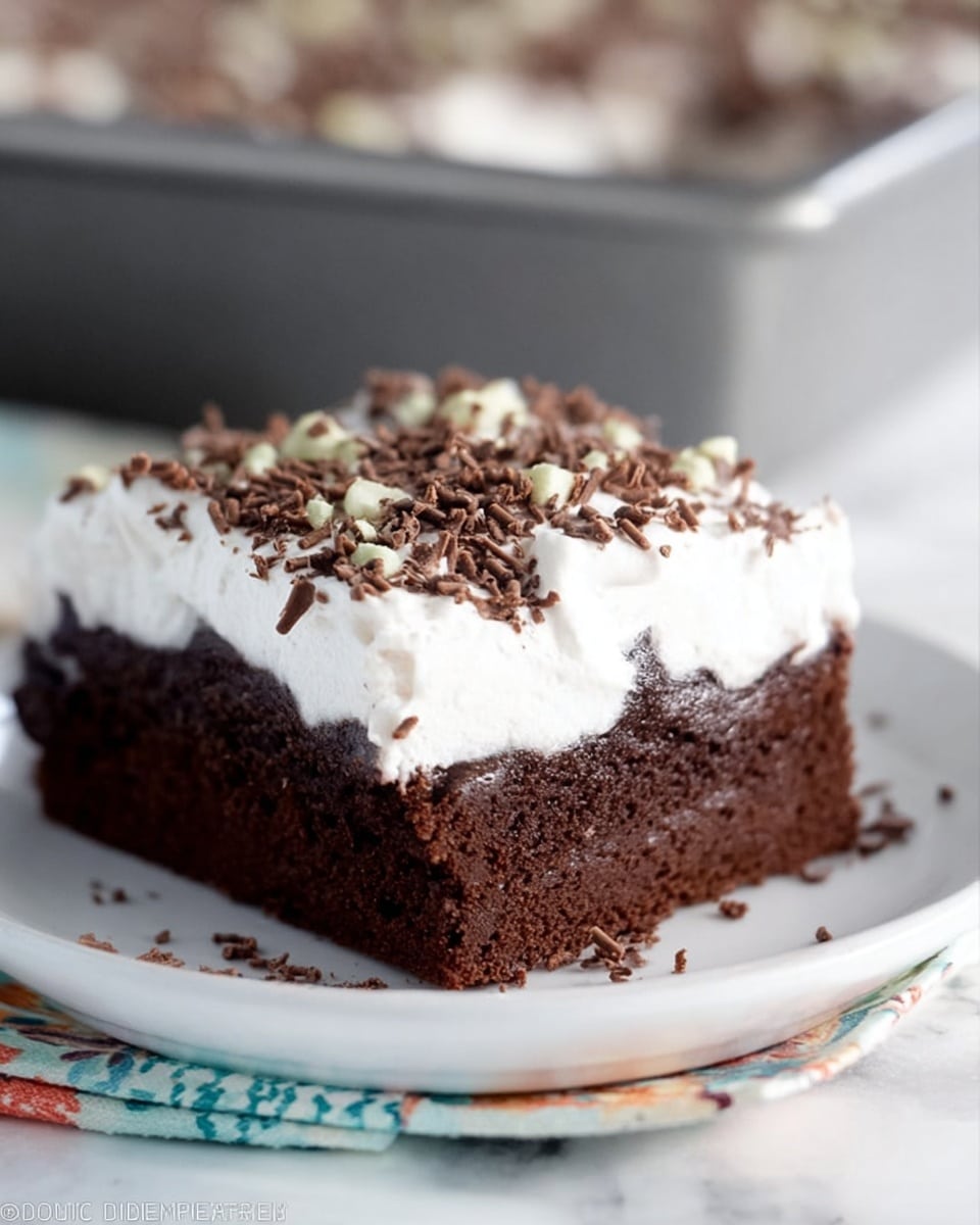 Irish Cream Chocolate Poke Cake Recipe