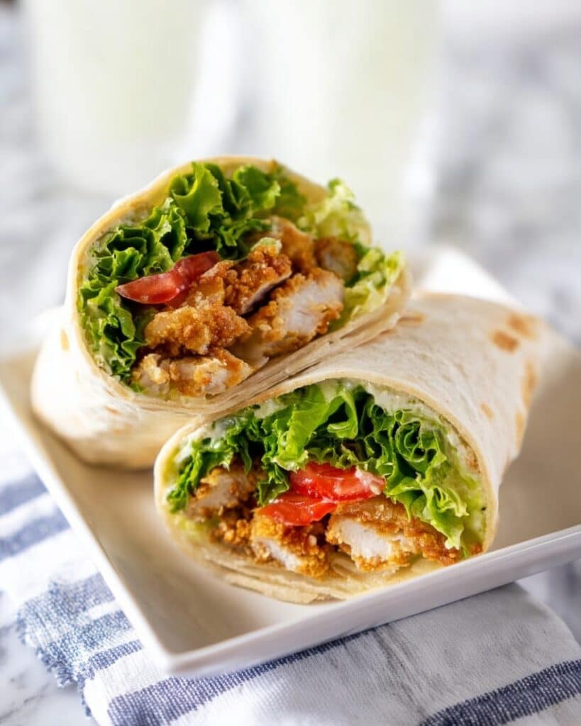 Chicken Caesar Wraps Recipe