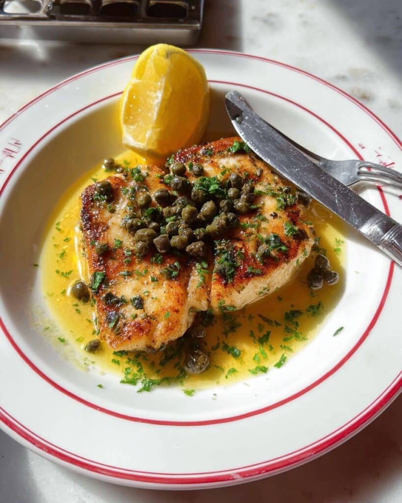 Chicken with Lemon Butter Sauce Recipe