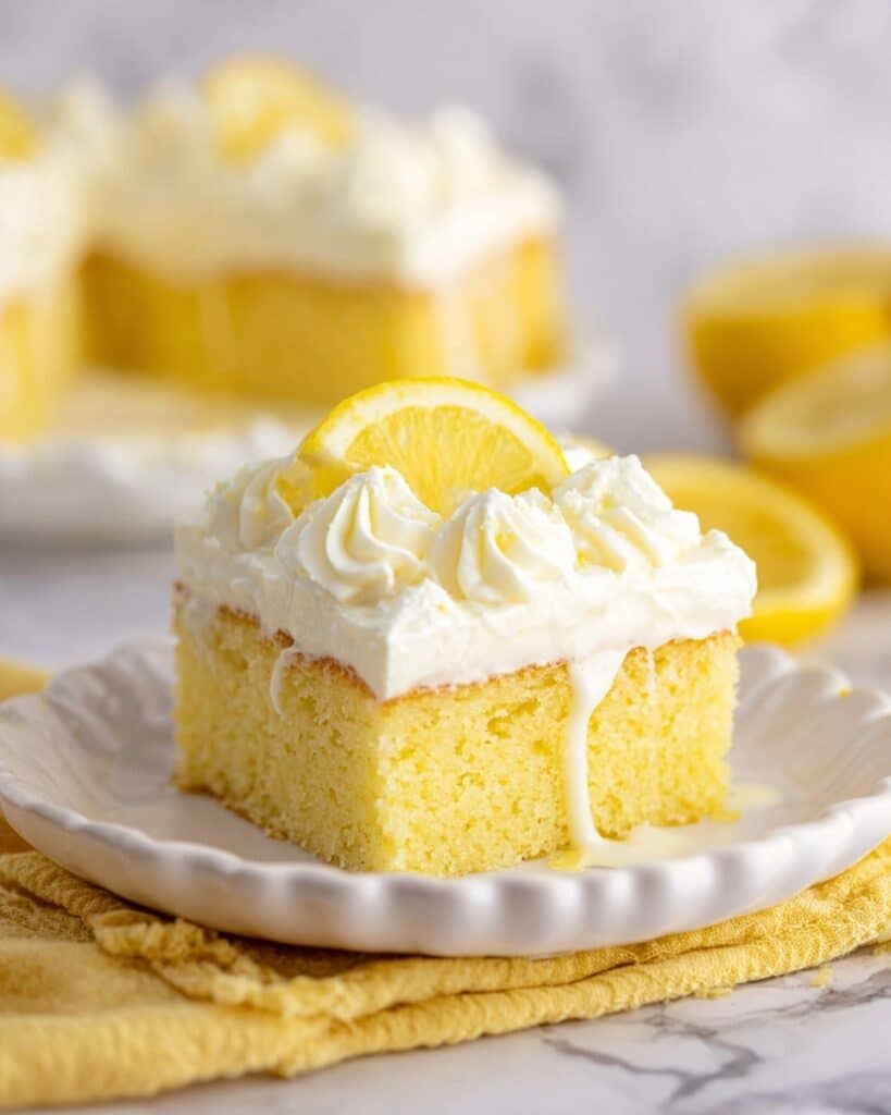 Lemon Poke Cake Recipe
