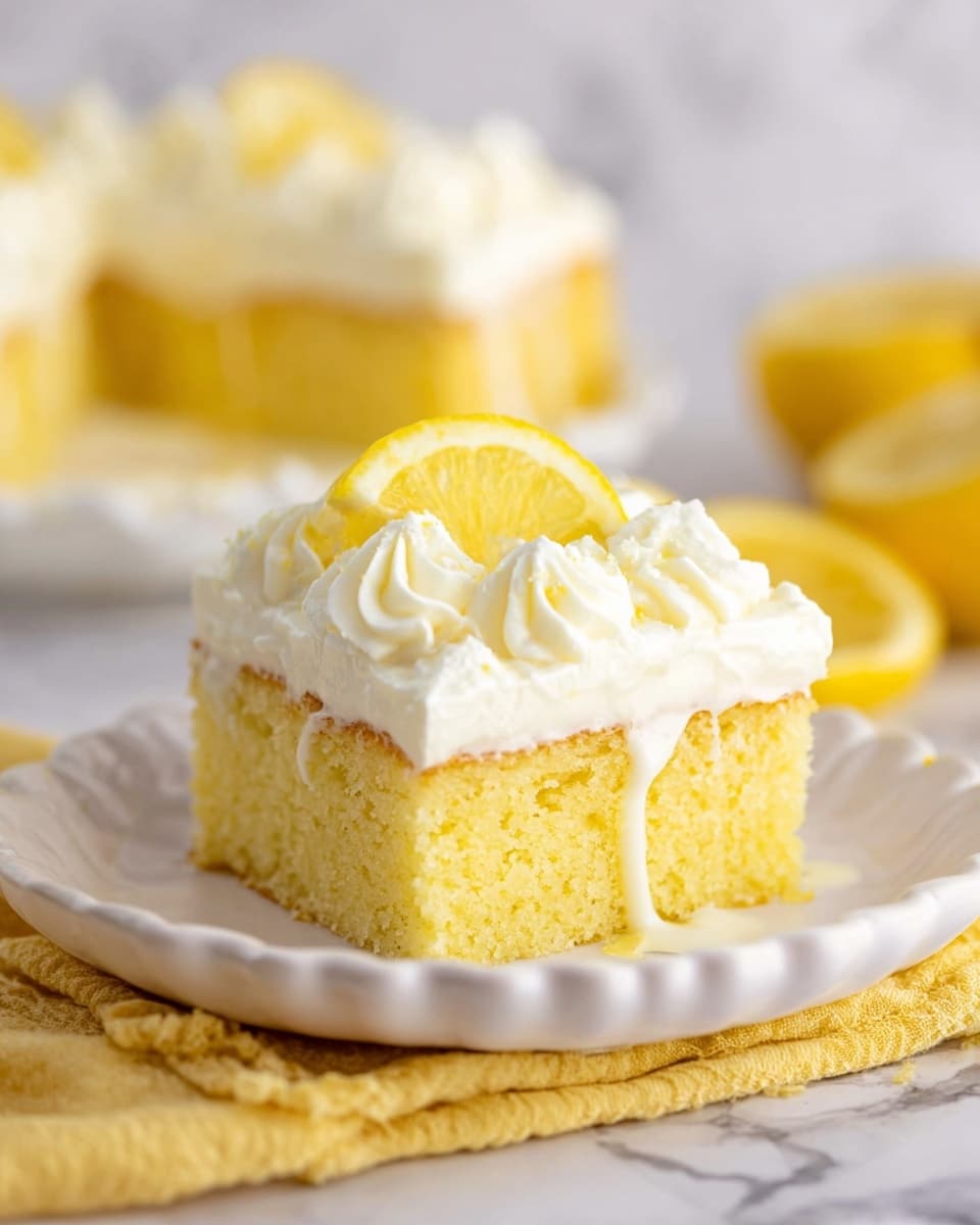 Lemon Poke Cake Recipe