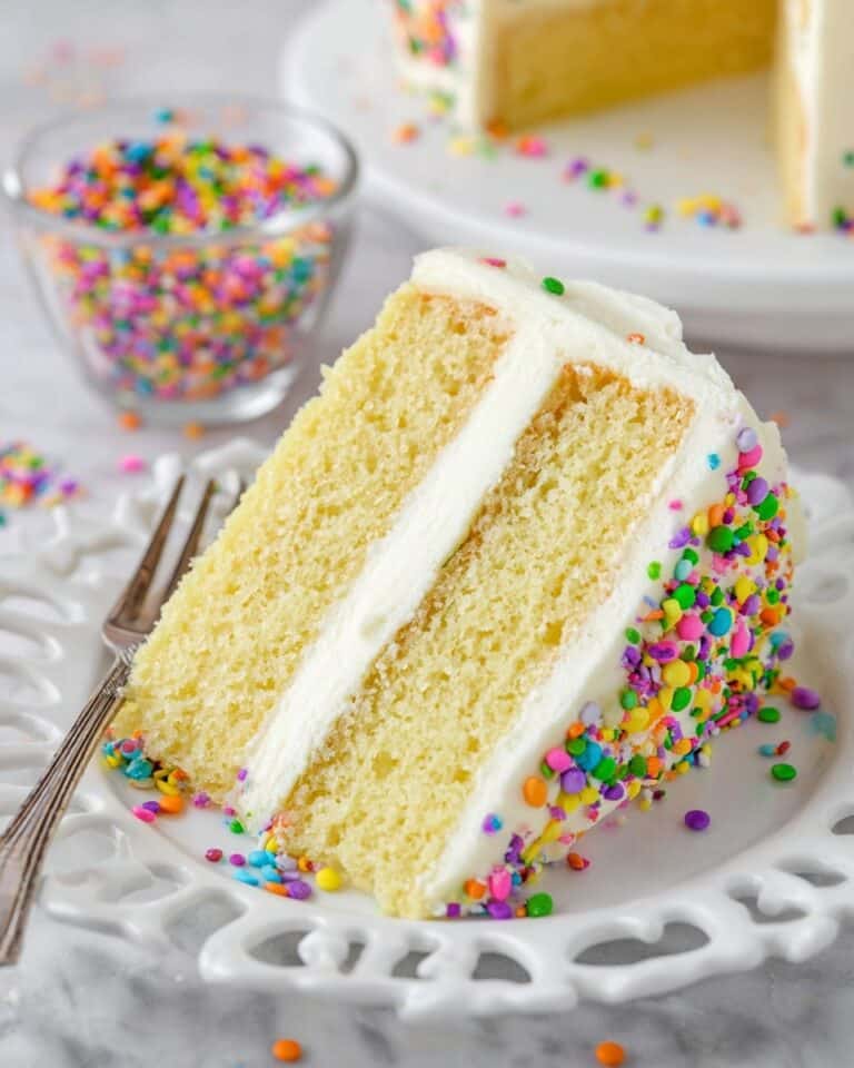 Moist Vanilla Layer Cake Recipe