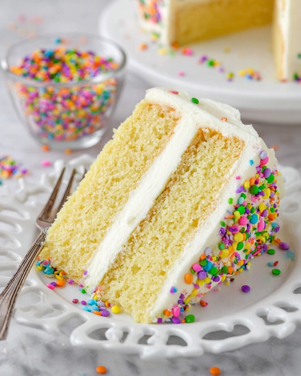 Moist Vanilla Layer Cake Recipe