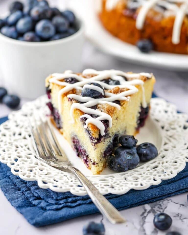 Blueberry Streusel Coffee Cake Recipe