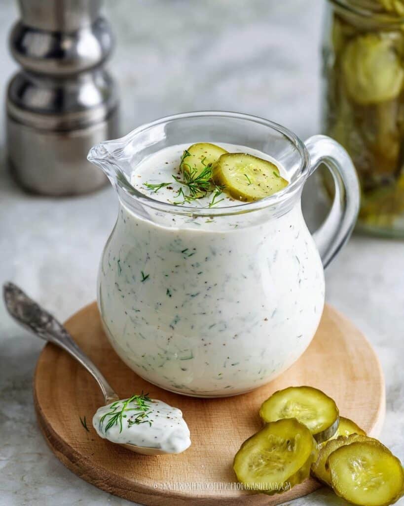 Dill Pickle Ranch Dressing Recipe