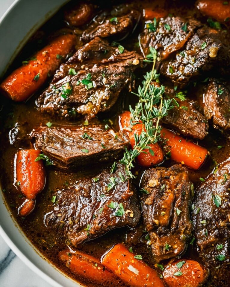 Fall Off the Bone Slow Cooker Short Ribs Recipe
