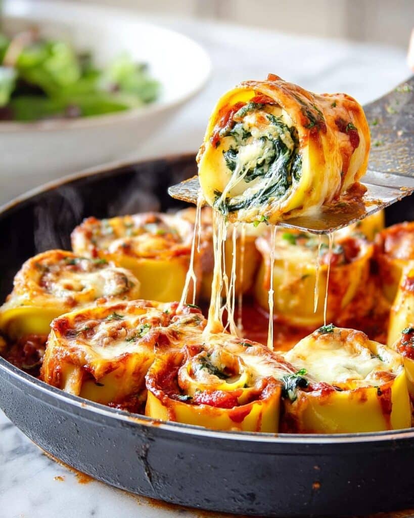 Baked Spinach and Ricotta Rotolo Recipe