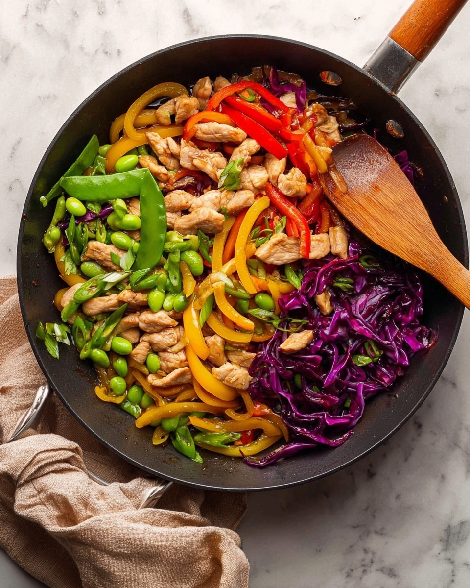 Rainbow Chicken Stir Fry Recipe