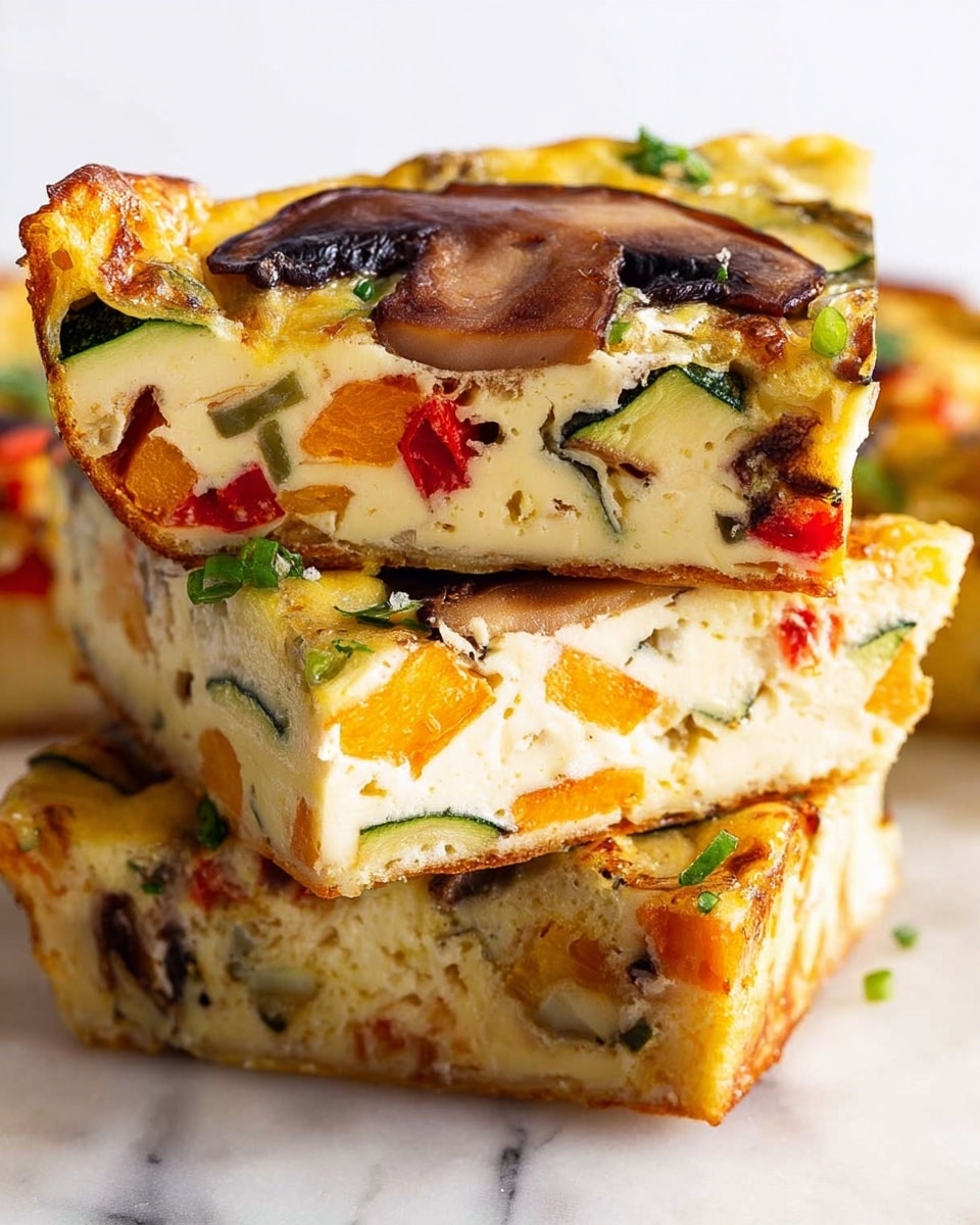Baked Vegetable Frittata Recipe - Recipe Image