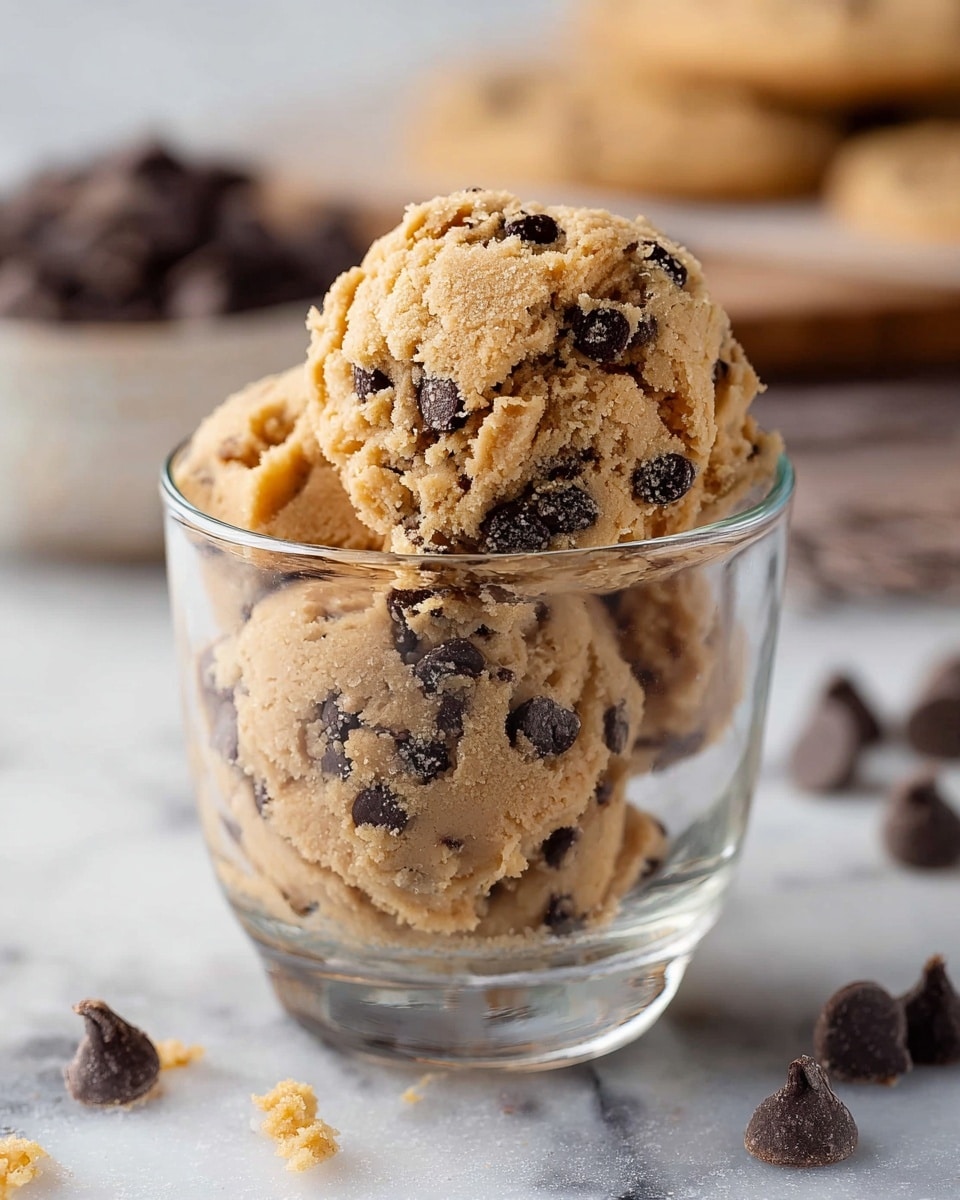 Brown Butter Edible Chocolate Chip Cookie Dough Recipe - Recipe Image