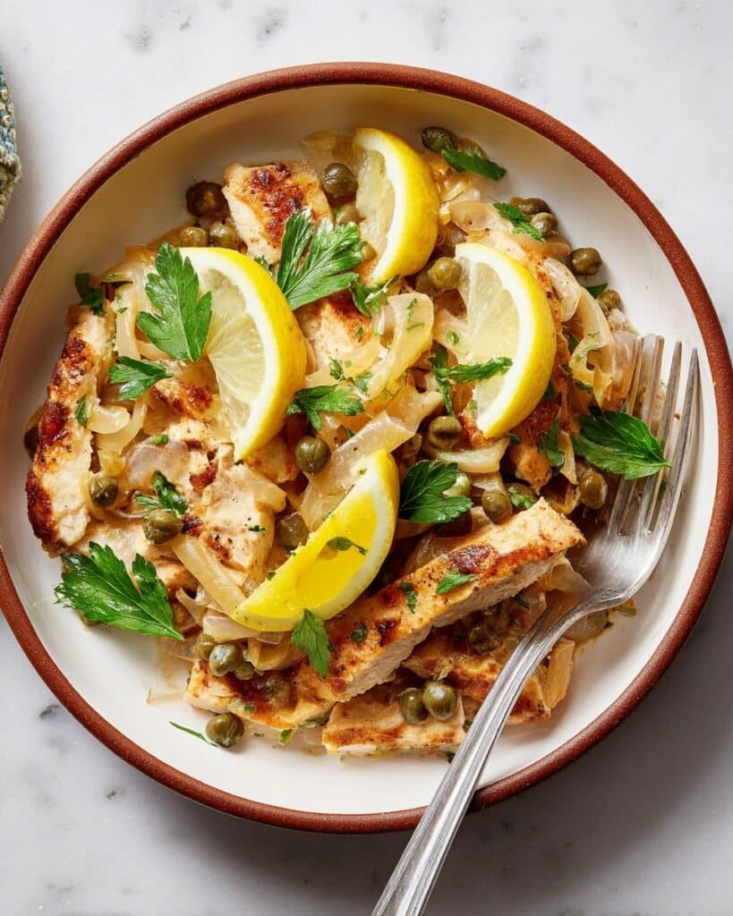 Extra Lemony Seitan Piccata Recipe