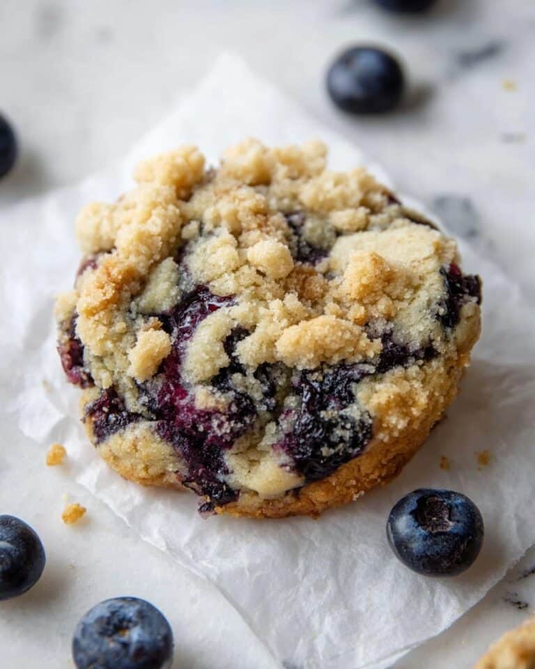 Blueberry Muffin Cookies – Crumbl Copycat Recipe