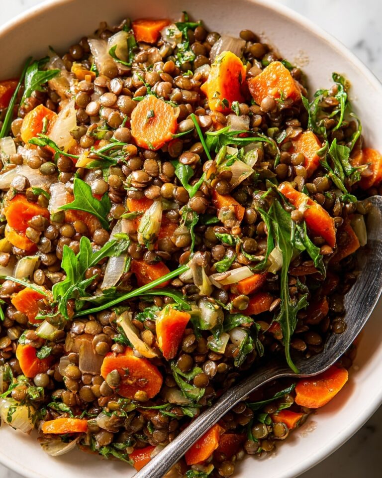 Lentil Salad with Fresh Herbs, Roasted Nuts, and Lemon Vinaigrette Recipe