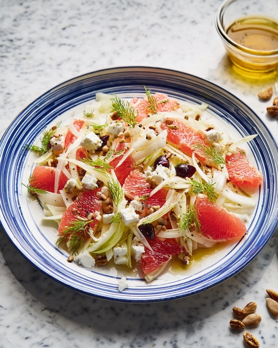 Grapefruit & Goat Cheese Fennel Salad Recipe