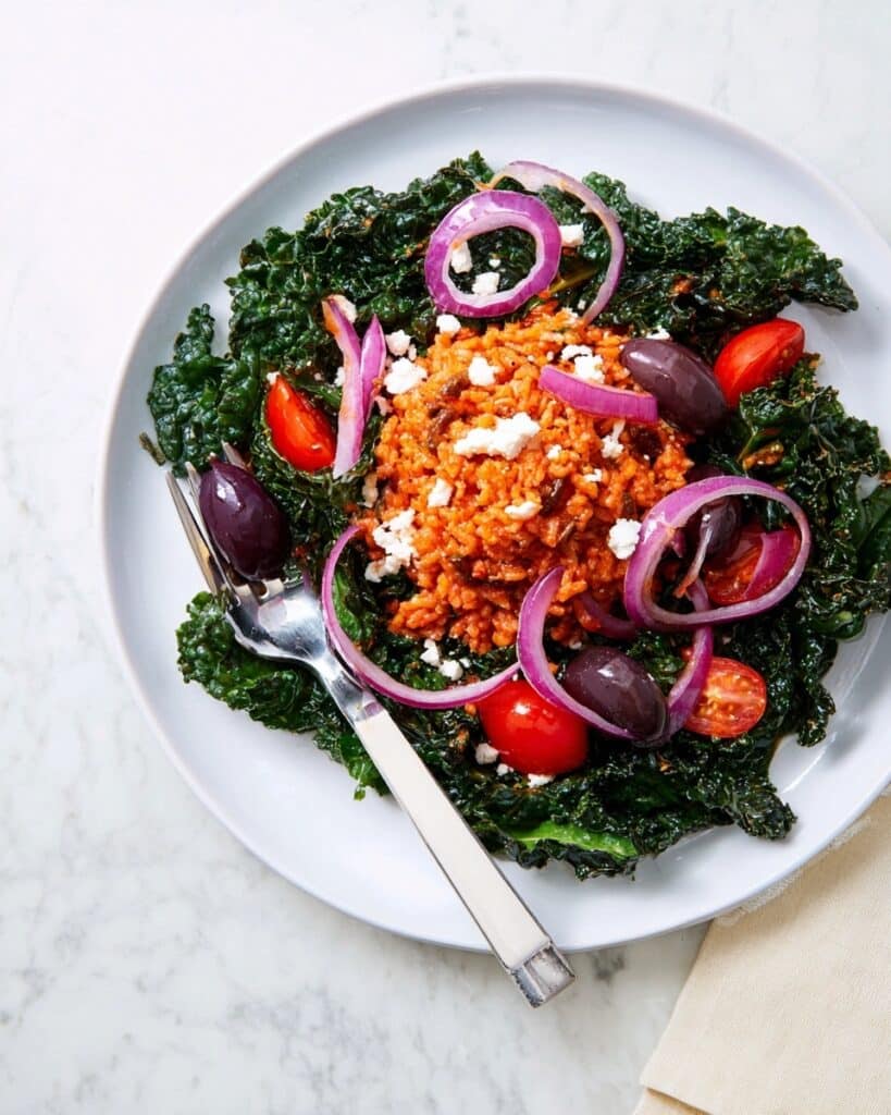 Tomato Fried Rice Salad Recipe
