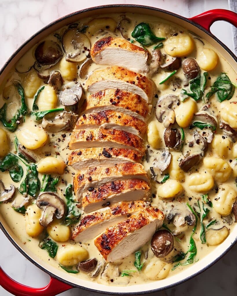 One-Pan Creamy Chicken Gnocchi Recipe