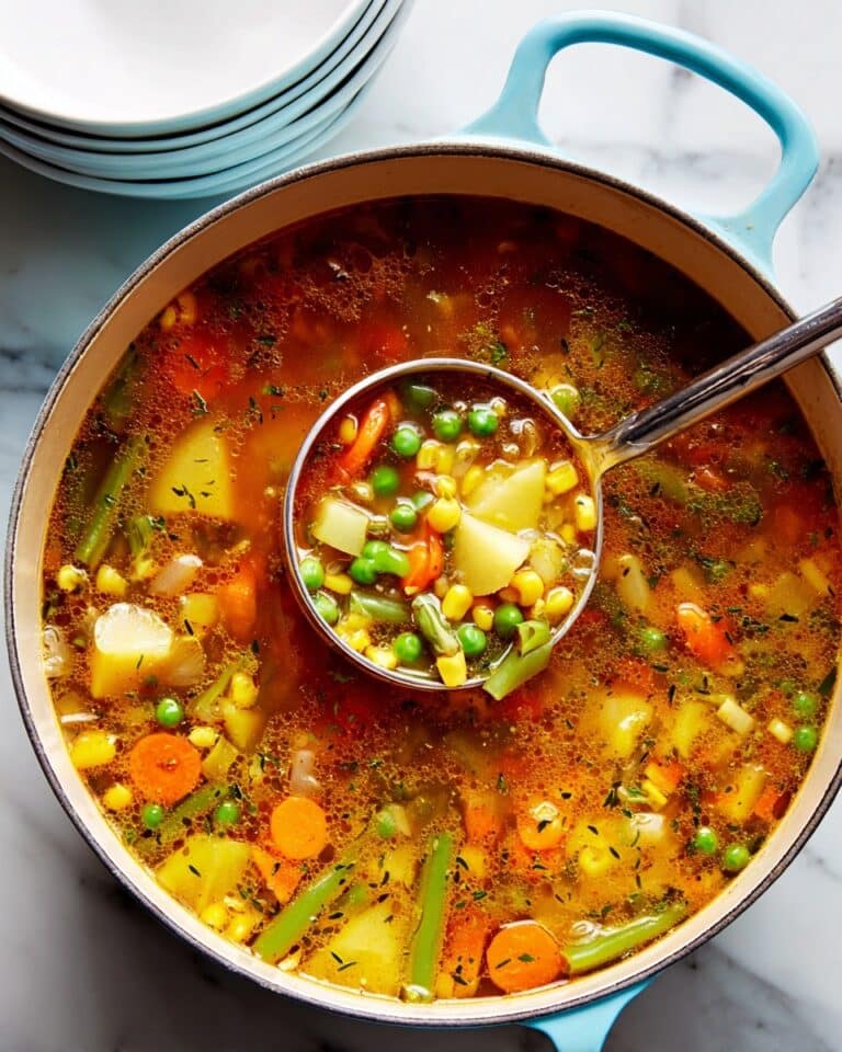 Homemade Vegetable Soup Recipe