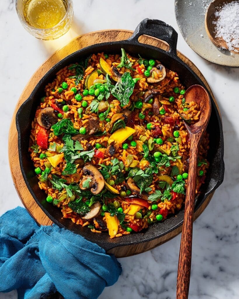 Vegetable Paella (Paella Verdura) Recipe
