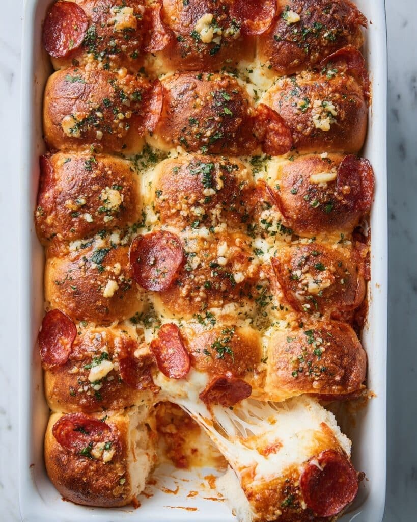 Pull-Apart Garlic Bread Pizza Dip Recipe