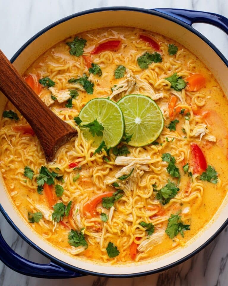 Creamy Chicken Ramen Soup Recipe