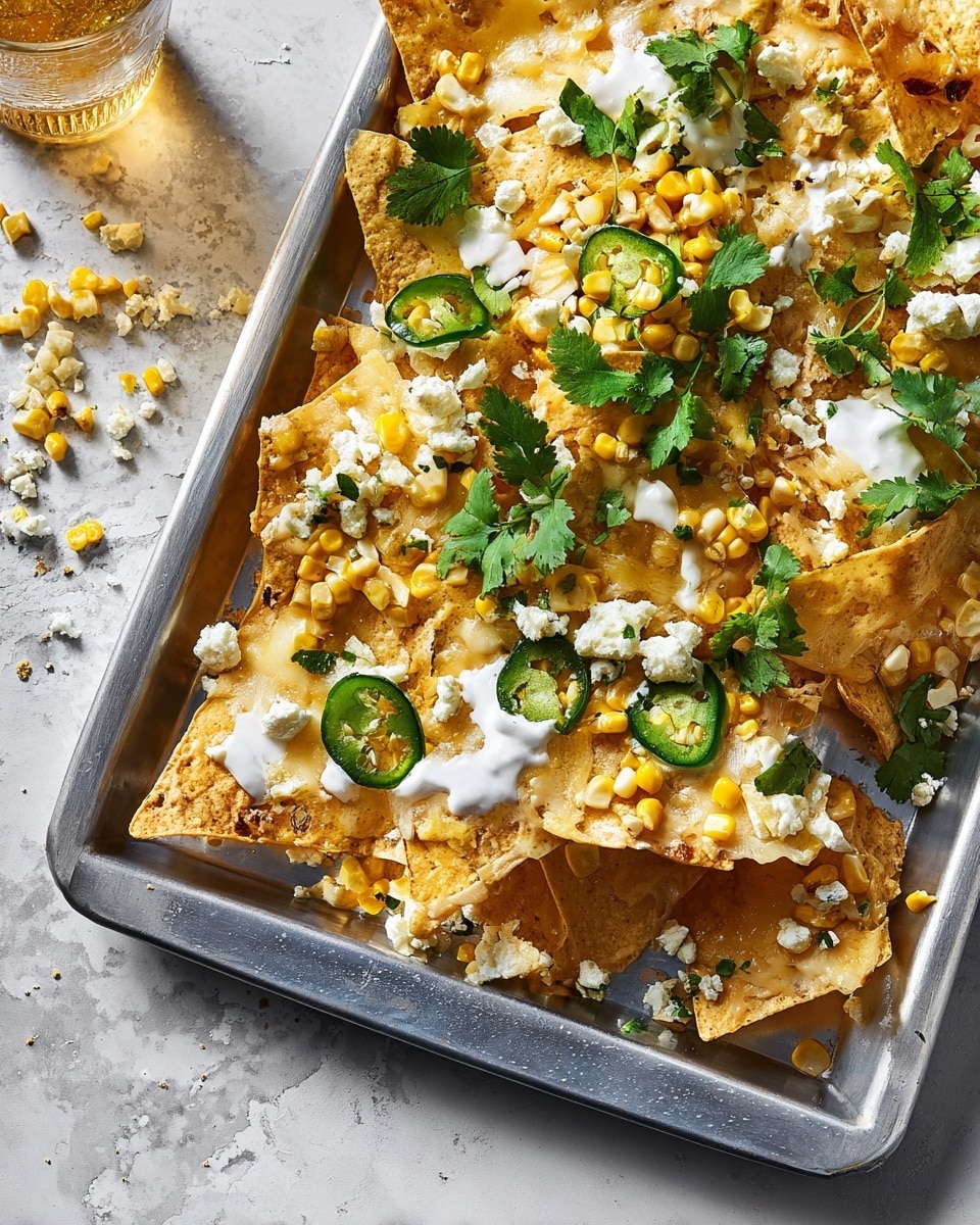 Elote (Mexican Street Corn) Nachos Recipe