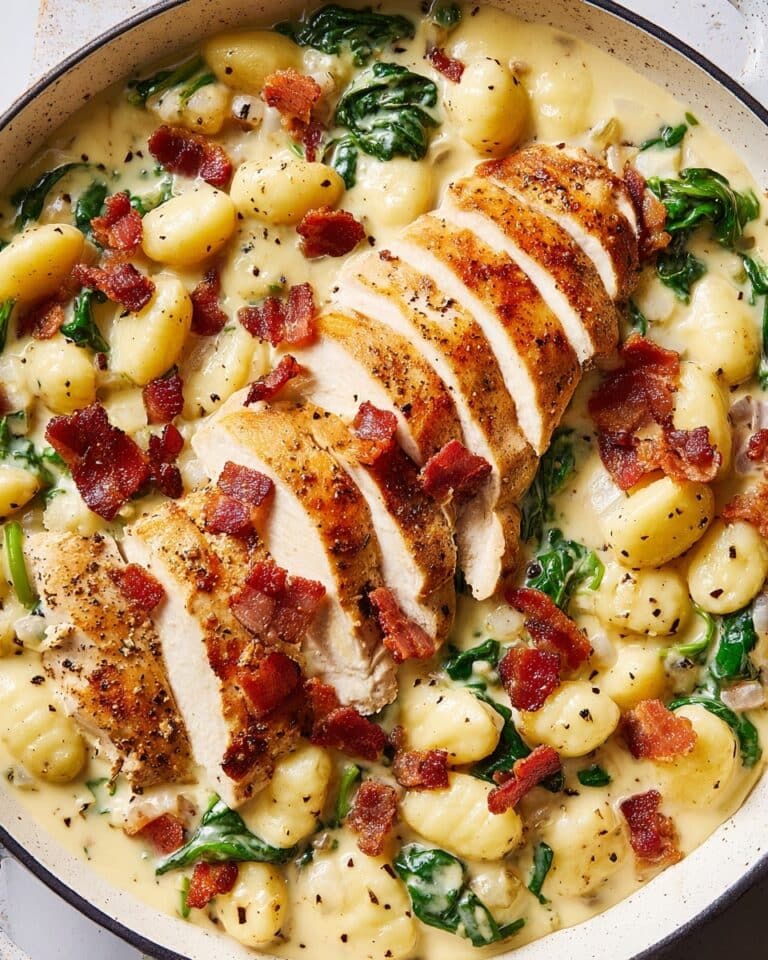 High-Protein Creamy Chicken Gnocchi Recipe