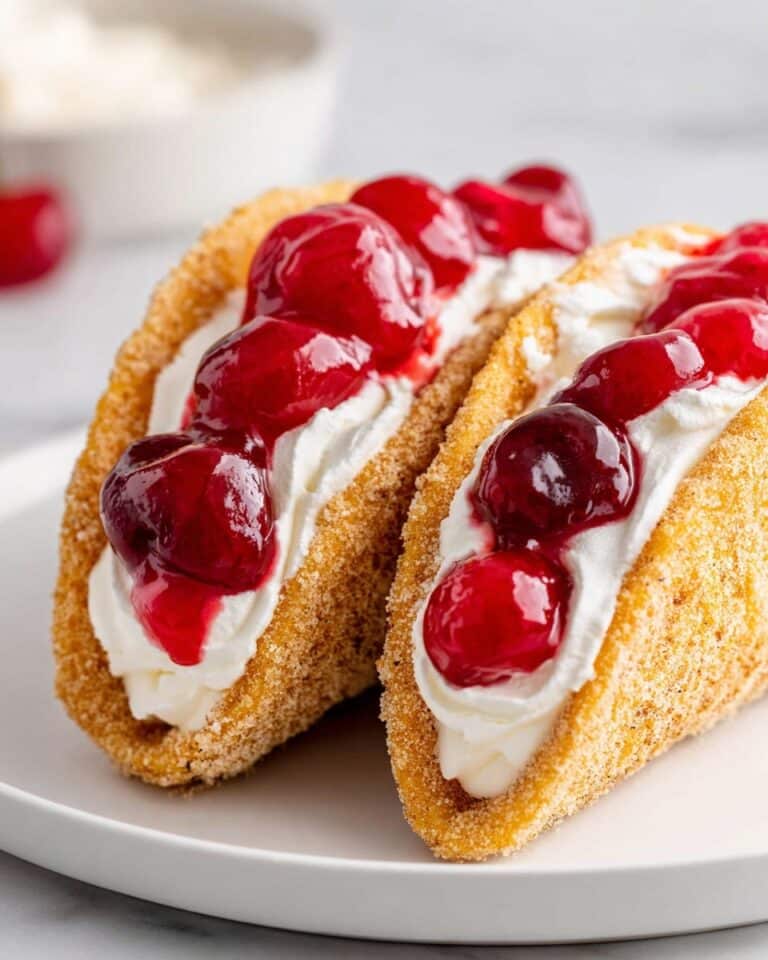 Cherry Cheesecake Tacos Recipe