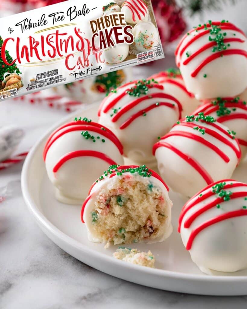 Little Debbie Christmas Tree Cake Balls Recipe