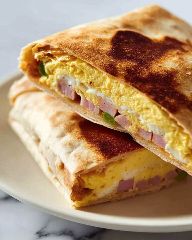 Crustless Ham and Cheese Quiche Recipe