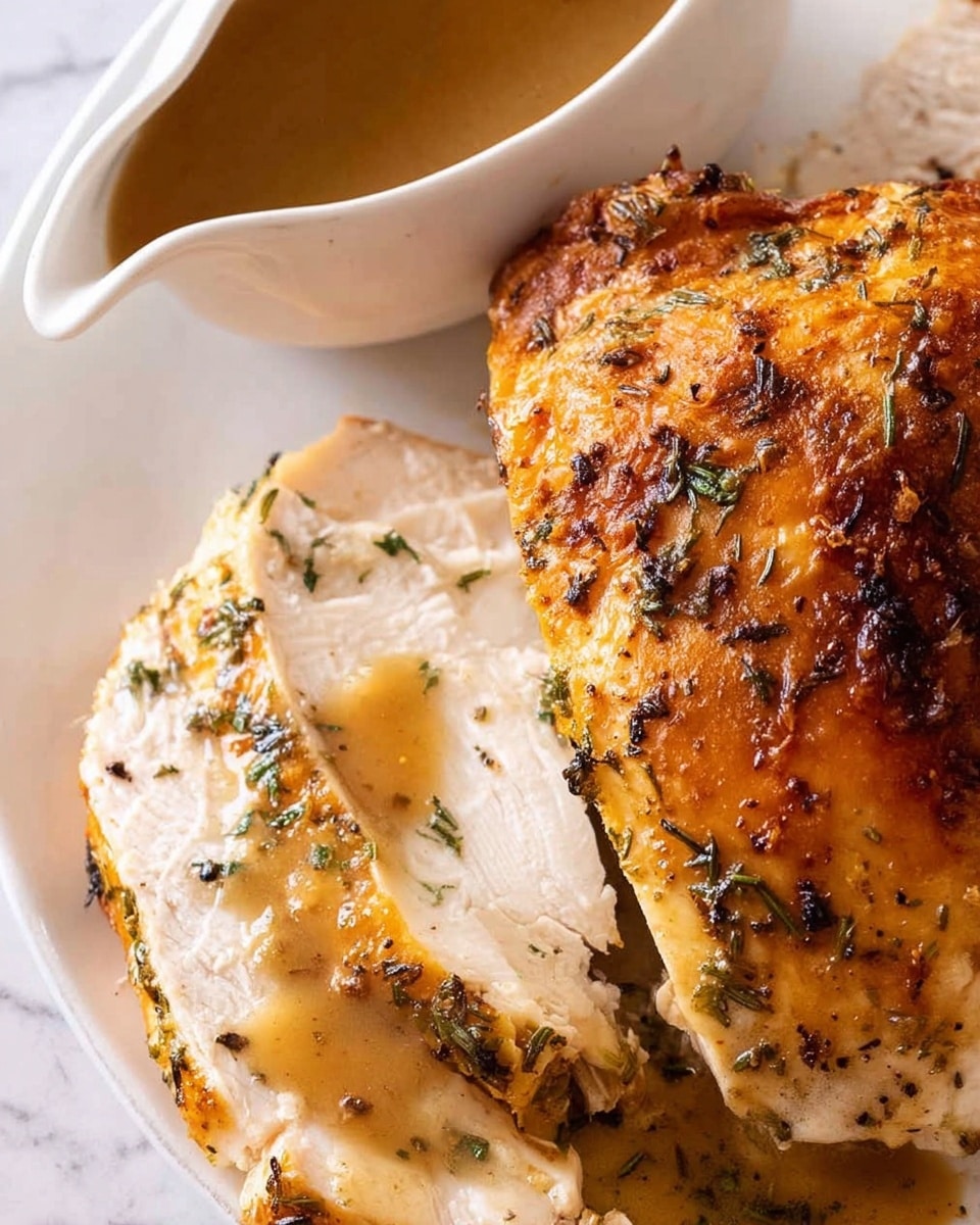 Garlic Herb Slow Cooker Turkey Breast Recipe
