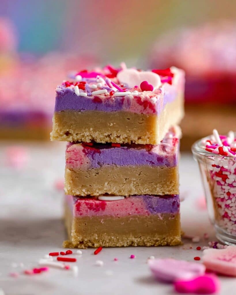 Valentine’s Day Sugar Cookie Bars Recipe