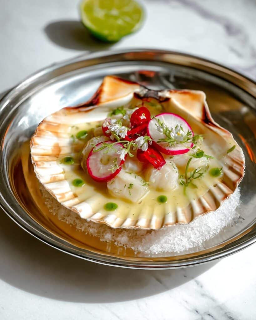 Yellowtail Ceviche with Coconut Leche de Tigre Recipe