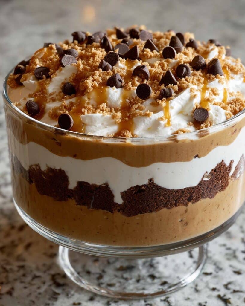 Heaven in a Bowl: Decadent Peanut Butter and Chocolate Brownie Trifle Recipe