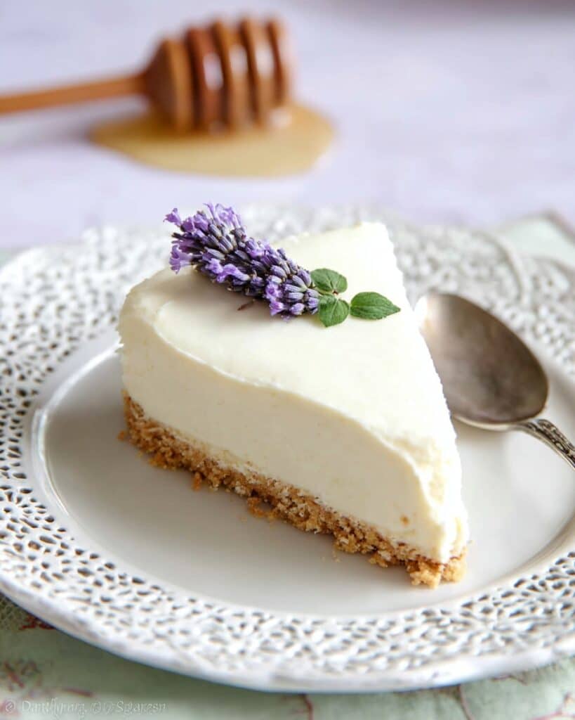 Lavender Honey Cheesecake Recipe