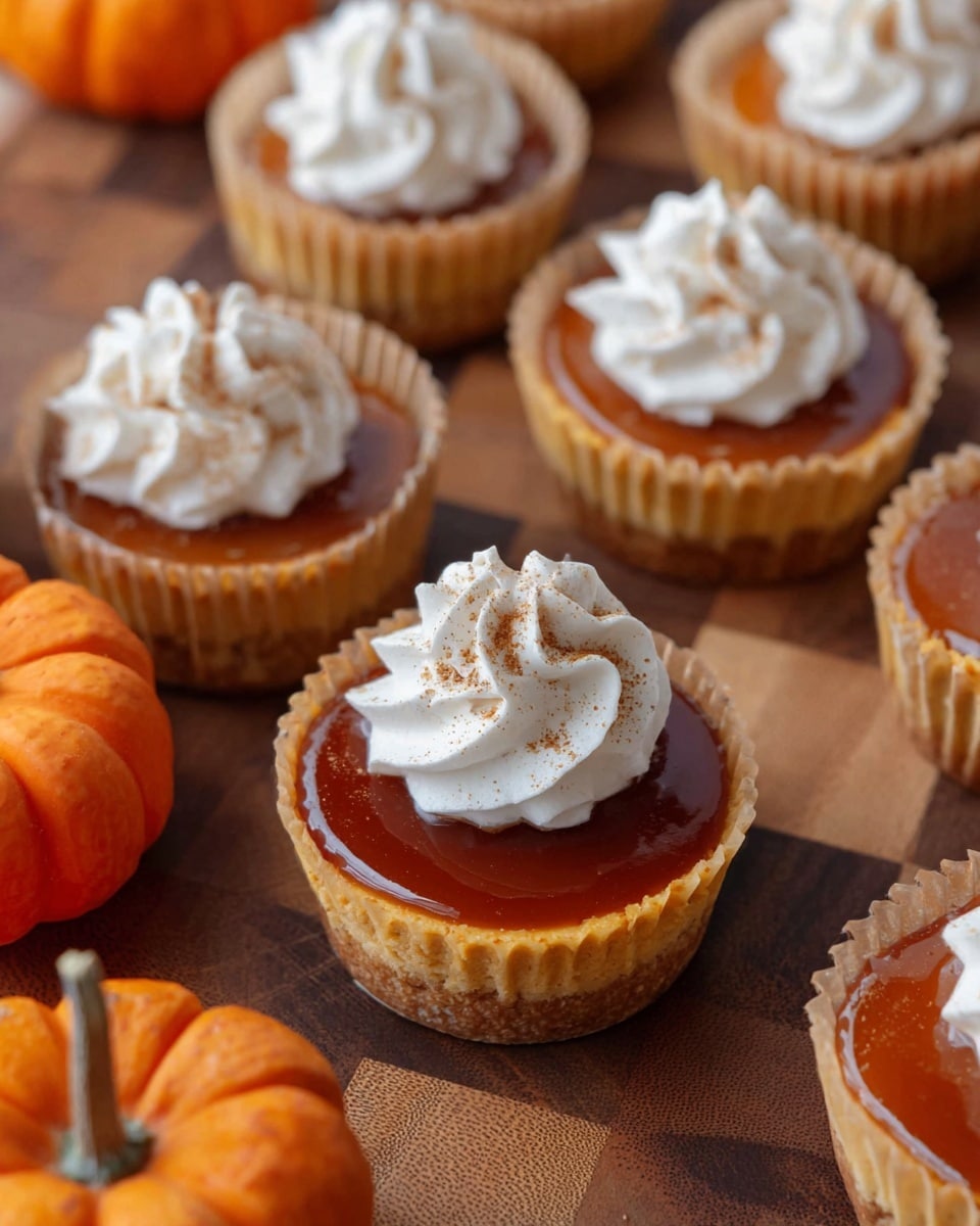 Homemade Mini Pumpkin Cheesecakes in a Muffin Tin Recipe