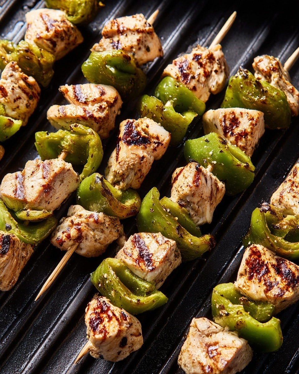 Grilled Pickle Chicken Skewers Recipe