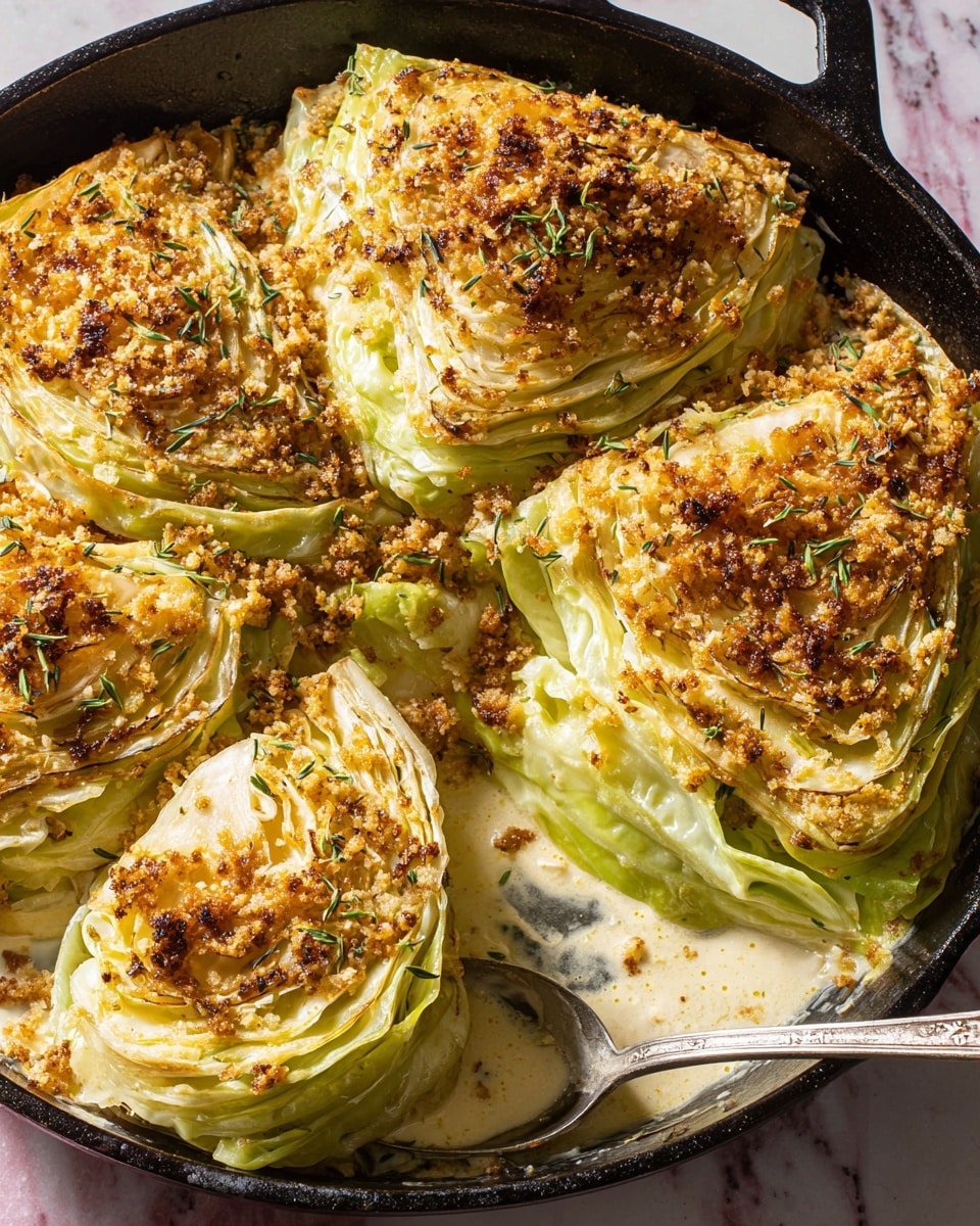 French Onion Cabbage Gratin Recipe