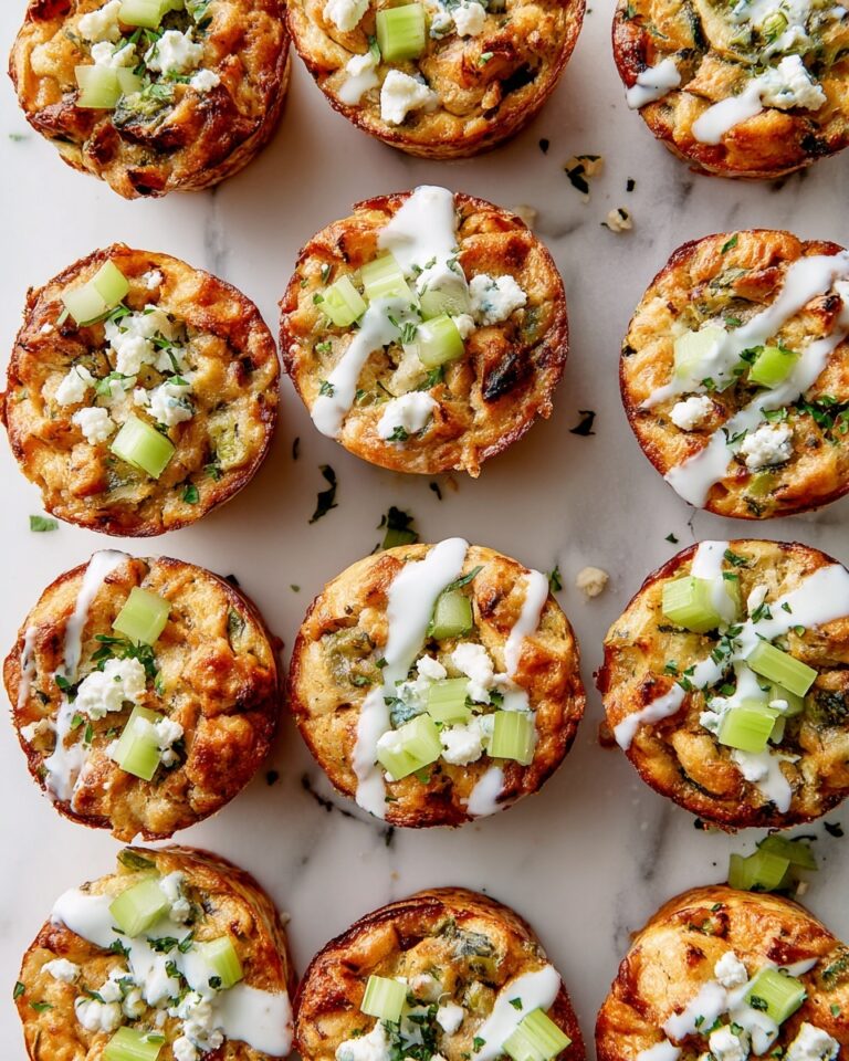 Buffalo Chicken Puff Pastry Bites Recipe