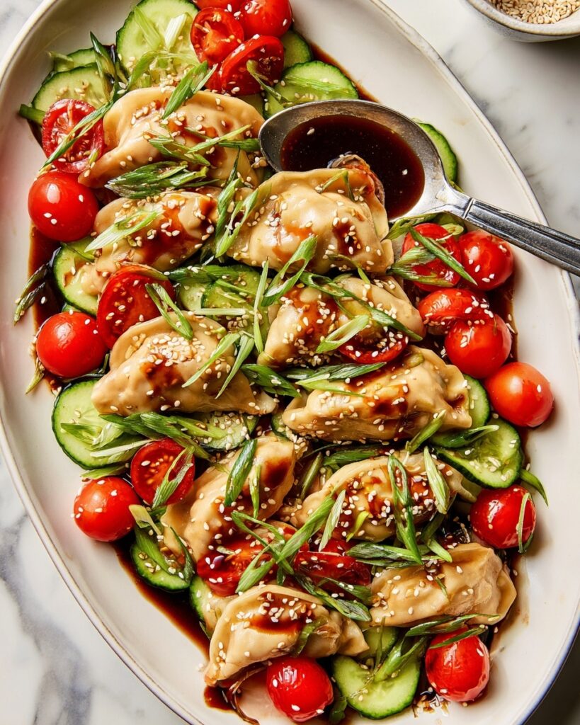 Pot Sticker Panzanella Recipe
