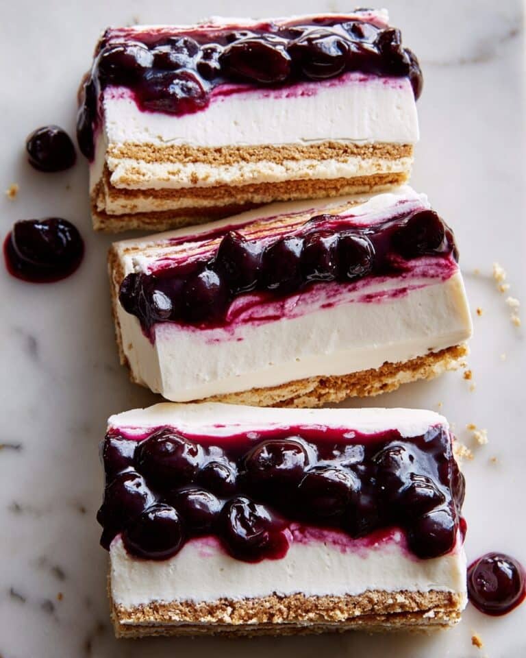 Blueberry Cheesecake Icebox Cake Recipe