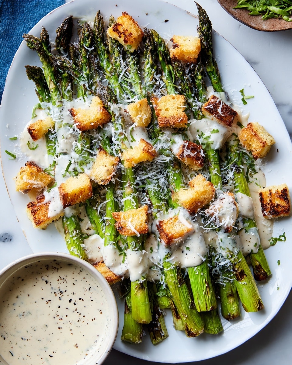 Caesar Grilled Asparagus Recipe